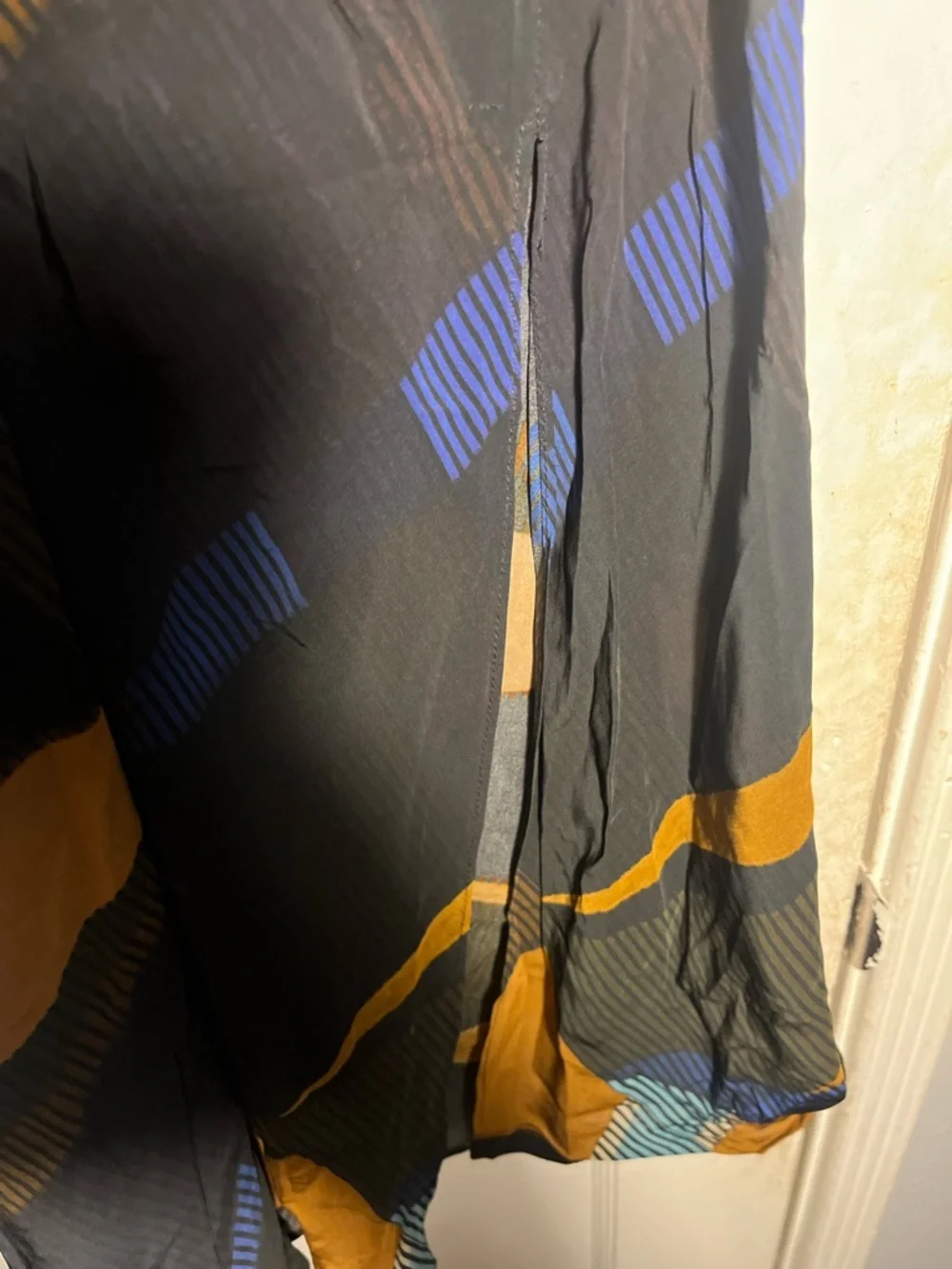 NWT Zara Dresses | Brown and Black Women’s Geometric Maxi Dress - Picture 6 of 6
